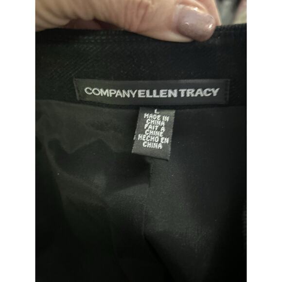Company‎ Ellen Tracy Women’s Banded Collar Button Jacket SZ L Business Casual - Picture 3 of 7